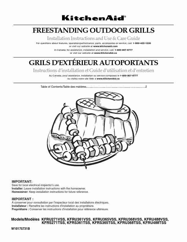 KitchenAid Charcoal Grill KFRU361VSS-page_pdf